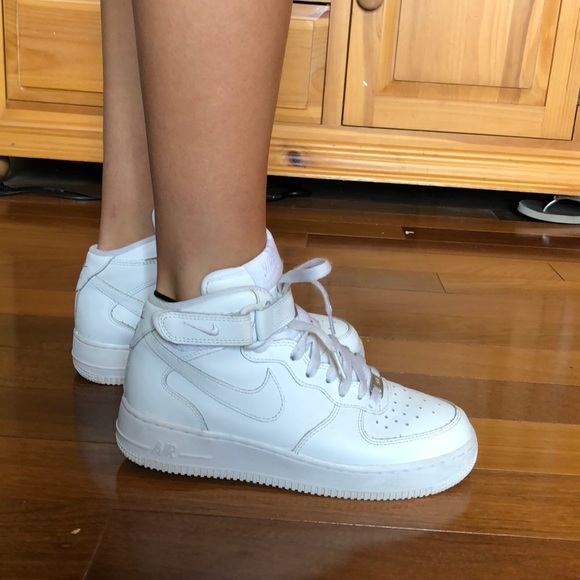 Nike Shoes | White High Top Nike Air Force | Poshmark